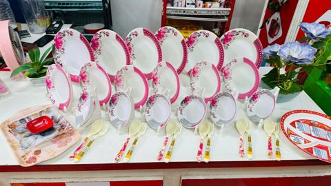 Nova 38 Pcs Premium Melamine Dinner Set