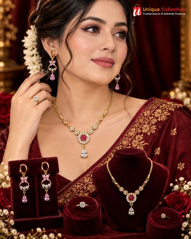রুচিশীল সৌন্দর্যে নজরকাড়া জুয়েলারি সেট