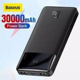 Baseus Bipow 30000mAh 15W Power Bank – Digital Display, Dual Input, Triple Output, Two-Way Fast Charging